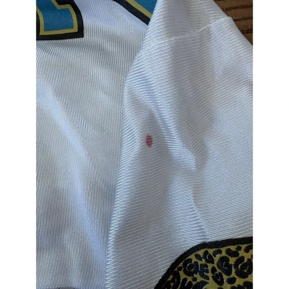 Vintage 90s Steve Beuerlein #7 Jacksonville Jaguars Champion‎ Jersey Size 44 - Picture 5 of 7